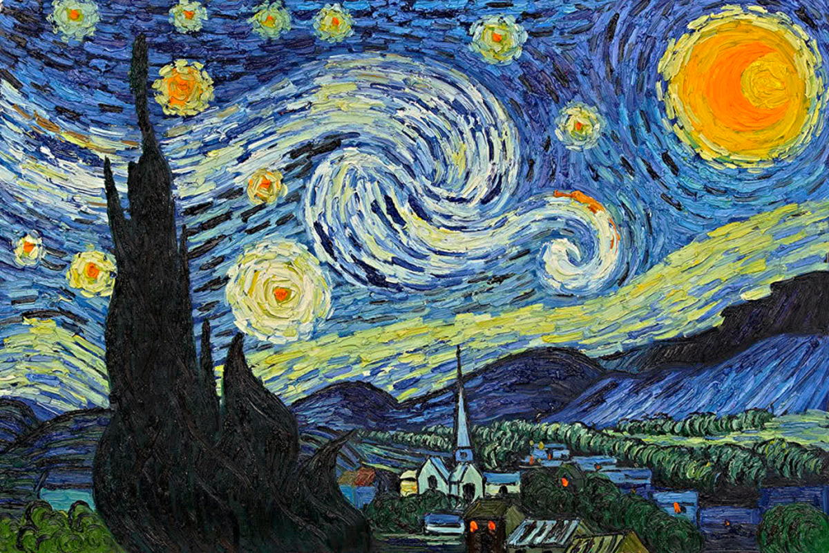 Sternennacht, van Gogh Sternennacht, van Gogh