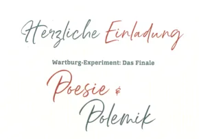 Poesie und Polemik | Foto: Wartburg-Experiment